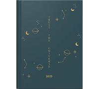 rido/idé Agenda de poche Young Line Mini (2025) « Universe », 2 pages = 1 semaine, format A6, 160 pages, couverture graphique, bleu foncé