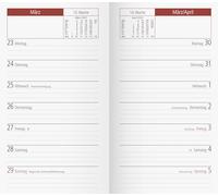 rido/idé Agenda hebdomadaire de rechange, modèle TM 15 (2025), 1 page = 1 semaine, format A6, 112 pages, blanc