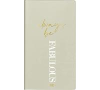 rido/idé Agenda hebdomadaire Fabulous 2024 2 pages = 1 semaine Taille de la feuille 8,7 x 15,3 cm Gris clair