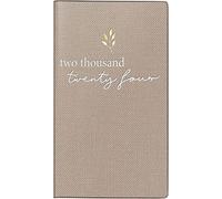 rido/idé Agenda hebdomadaire Organiseur « IceCoffee » 2024 2 pages = 1 semaine, format feuille 8,7 x 15,3 cm naturel