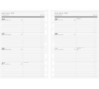rido/idé Agenda hebdomadaire Work 2026, format A5, noir