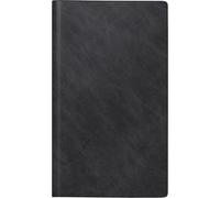 rido/idé Agenda modèle reise-merker (2025), 1 page = 1 jour, 113 × 195 mm, 416 pages, couverture en film mousse Catana, noir