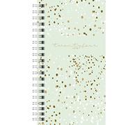 rido/idé Agenda semainier « Confetti » modèle Timing 2 2024 2 pages = 1 semaine, taille de la feuille 9,3 x 17,2 cm menthe