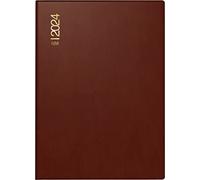 rido/idé Agenda semainier modèle perfect/technique I 2024 2 pages = 1 semaine Taille de la feuille 10 x 14 cm Bordeaux