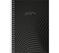 rido/idé Agenda semainier modèle Timing 1 2024 2 pages = 1 semaine A5 noir