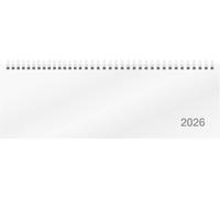 rido/idé Agenda transversal 2026 - Format Ac - 307 x 105 mm - Carton blanc