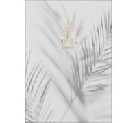 rido/idé Agenda Young Line (2025) « Shadows », 2 pages = 1 semaine, format A5, 160 pages, couverture graphique, gris