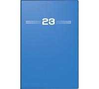 rido/idé Calendrier hebdomadaire 2023 modèle Partner/Industrie I Bleu 7,2 x 11,2 cm