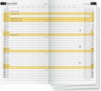rido idé Calendrier pour "Miniplaner d15" 2026 Dimension des feuilles : 87 x 153 mm