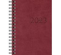 rido/idé Calendrier semainier modèle Perfect/Technik I 2023 - Dimensions : 10 x 14 cm - Rouge