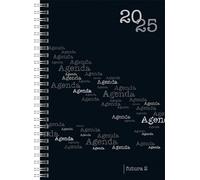 rido/idé Futura 2 (2025), 2 pages = 1 semaine, format A5, 160 pages, couverture en polypropylène, noir