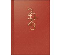 rido/idé Futura 2 Calendrier hebdomadaire 2023 Rouge 14,8 x 20,8 cm