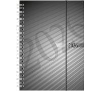 rido/idé Futura 2026 Agenda 2026, format A5, en plastique, anthracite