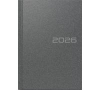 rido/idé Mentor Agenda 2026, format A5, en plastique, gris