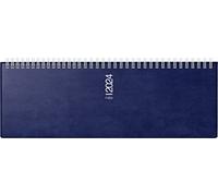 rido/idé Semainier Semainier modèle septant 2024 Organiseur 2 pages = 1 semaine Taille de la feuille 30,5 x 10,5 cm Bleu foncé