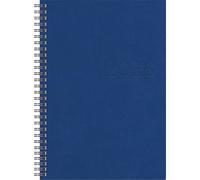 rido/idé Studioplan 2026 Agenda en cuir synthétique Bleu 168 x 240 mm