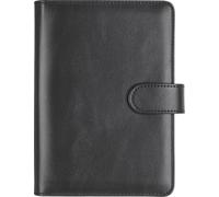 rido/idé Timing 2 Classeur à anneaux en cuir synthétique Noir 93 x 172 mm