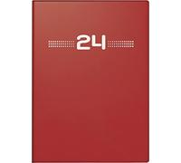 ridoidé Agenda semainier modèle perfectTechnik I 2024 Planning Hebdomadaire 2 pages = 1 semaine Taille de la feuille 10 x 14 cm Rouge