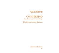 Ridout Alan - Concertino - Saxophone & Piano