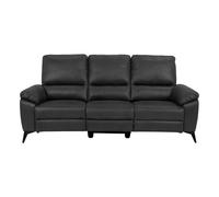 Rie Canapé 3 places, fauteuil inclinable électrique, gris.