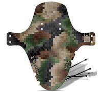 Riesel Design® 1 Garde-Boue Mudguard - KOL:OSS - XL MTB avec Serre-câbles - Garde-Boue élégant pour VTT - Protection Anti-éclaboussures pour Toutes Les Tailles de Roues - 2023/24 (Pixel Camo)