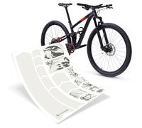 Rie:Sel Design Mixte Frame:tape3000 Kit De Protection pour Cadre Vélo, Skull, Normal EU