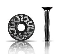 Rie:Sel Design Mixte Stem:Cap Bouchon De Potence, Leo Silver, 1.1/8 EU