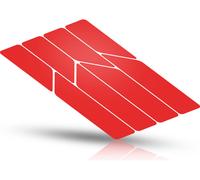 rie:sel design Set de Réflecteurs pour Cadre re:flex rouge universal