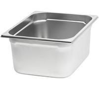 RIEBER Récipients GN 1/2 Acier inoxydable 18/10, Profondeur : 150 mm, Contenu : 8,40 litres