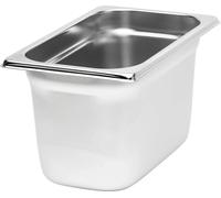 RIEBER Récipients GN 1/4 Acier inoxydable 18/10, Profondeur : 150 mm, Contenu : 3,60 litres