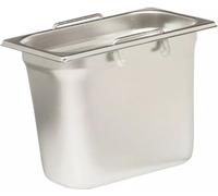 RIEBER Récipients GN 1/4 Acier inoxydable 18/10, Profondeur : 200 mm, Contenu : 5,00 litres