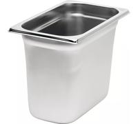 RIEBER Récipients GN 1/4 Acier inoxydable 18/10, Profondeur : 200 mm, Contenu : 5,00 litres