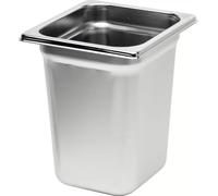 RIEBER Récipients GN 1/6 Acier inoxydable 18/10, Profondeur : 200 mm, Contenu : 2,80 litres