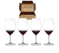 Riedel 001 Lot de 4 verres à vin rouge double Magnum Verre Riedel Fin