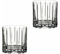 Riedel Drink Specific Glassware Rocks Whisky Gläser 2er-Set, Whiskey Tumbler, Glas, 283 ml, 6417/02