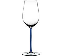 Riedel Fatto A Mano Riesling / Zinfandel, Rotweinglas, Weinglas, Hochwertiges Glas, Dark Blue, 395 ml, 4900/15D