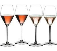 RIEDEL Set de 4 verres à vin rose Mixing transparent HxØ 23x8,4cm