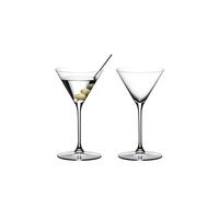 RIEDEL Lot de 2 verres à martini/cocktail - Verre à martini classique - 200 ml (plein) - 6424/77 - Passe au lave-vaisselle