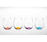 Riedel Happy O Vol. 2 Weinbecher 4er Set, Weinglas, Trinkglas, Hochwertiges Glas, 320 ml, 5414/88