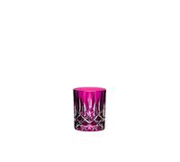 Riedel Laudon Becher, Whiskybecher, Tumbler, Trinkbecher, Glas, Trinkglas, Kristallglas, Pink, H 10 cm, 1515/02S3P