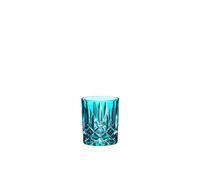 Riedel Laudon Becher, Whiskybecher, Tumbler, Trinkbecher, Glas, Trinkglas, Kristallglas, Türkis, H 10 cm, 1515/02S3T