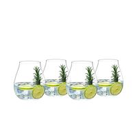 RIEDEL Lot de 4 verres à gin sans pied
