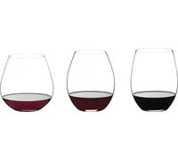 RIEDEL The Key to Wine Lot de 3 verres à vin rouge en cristal transparent, fabriqué à la machine