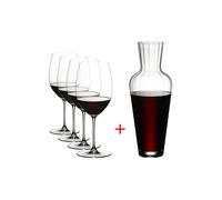 RIEDEL Set de 5 verres à vin rouge VERITAS Cabernet/Merlot et carafe