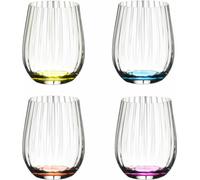 Riedel Tumbler Collection Optical Happy O Gläserset, 4er Set, Bunte Gläser, Glas, 344 ml, 5515/44