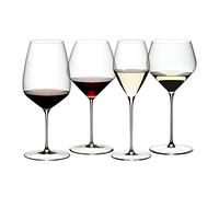 Riedel Veloce 5330/47 Lot de 4 verres à vin - Cabernet, Pinot Noir, Sauvignon Blanc, Chardonnay - Passe au lave-vaisselle - Verre en cristal