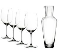RIEDEL Veritas Cabernet/Merlot + Carafe à décanter Moselle
