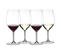 Riedel Wine Friendly 001 Magnum, 4er Set, Weinglas, Rotweinglas, Weißweinglas, Rotwein Glas, Kristallglas, 995 ml, 6422-01-4