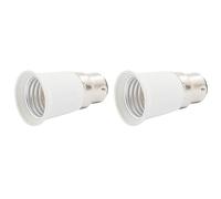 rieder 2X B22 Vers E27 Adaptateur de la Douille de L'Ampoule de Lampe