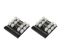 rieder Lot de 2 panneaux d'affichage LED 12 ports 6 broches pour module d'alimentation serveur cartes adaptateur pour réseau 1200 W 750 W Partie GPU BAU BTC ETH